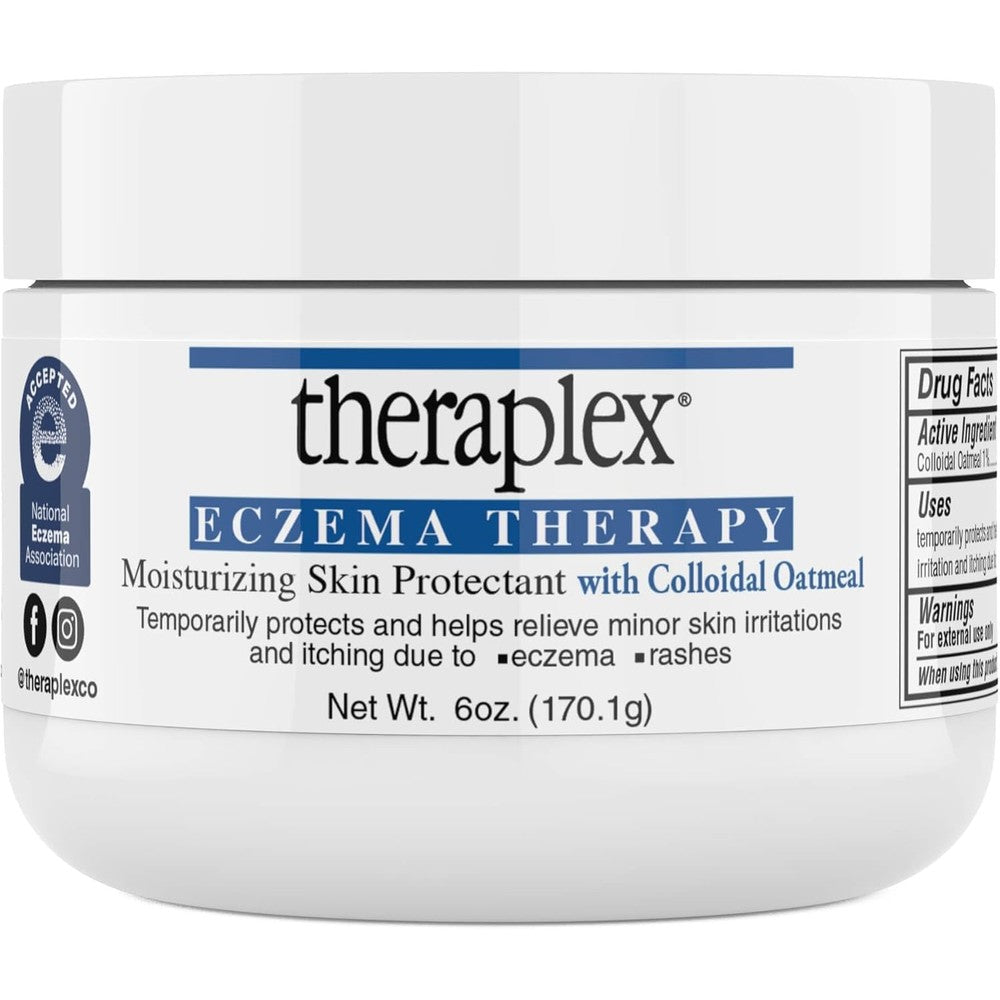 Theraplex Eczema Therapy front view jar for sensitive skin relief