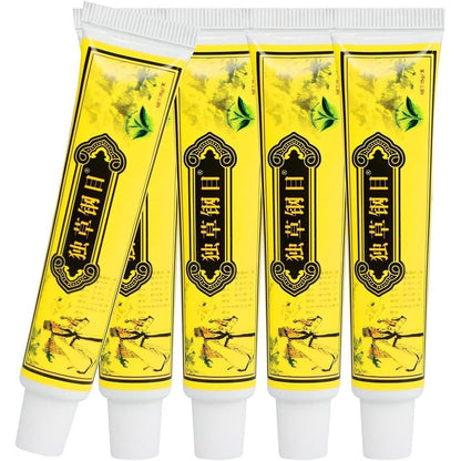 BaiSntg Chinese herbal eczema psoriasis cream tubes front view for dermatitis relief