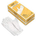 Eczema Honey Premium 100 Percent Cotton Gloves package front view displaying 24 pairs for dry hands treatment.