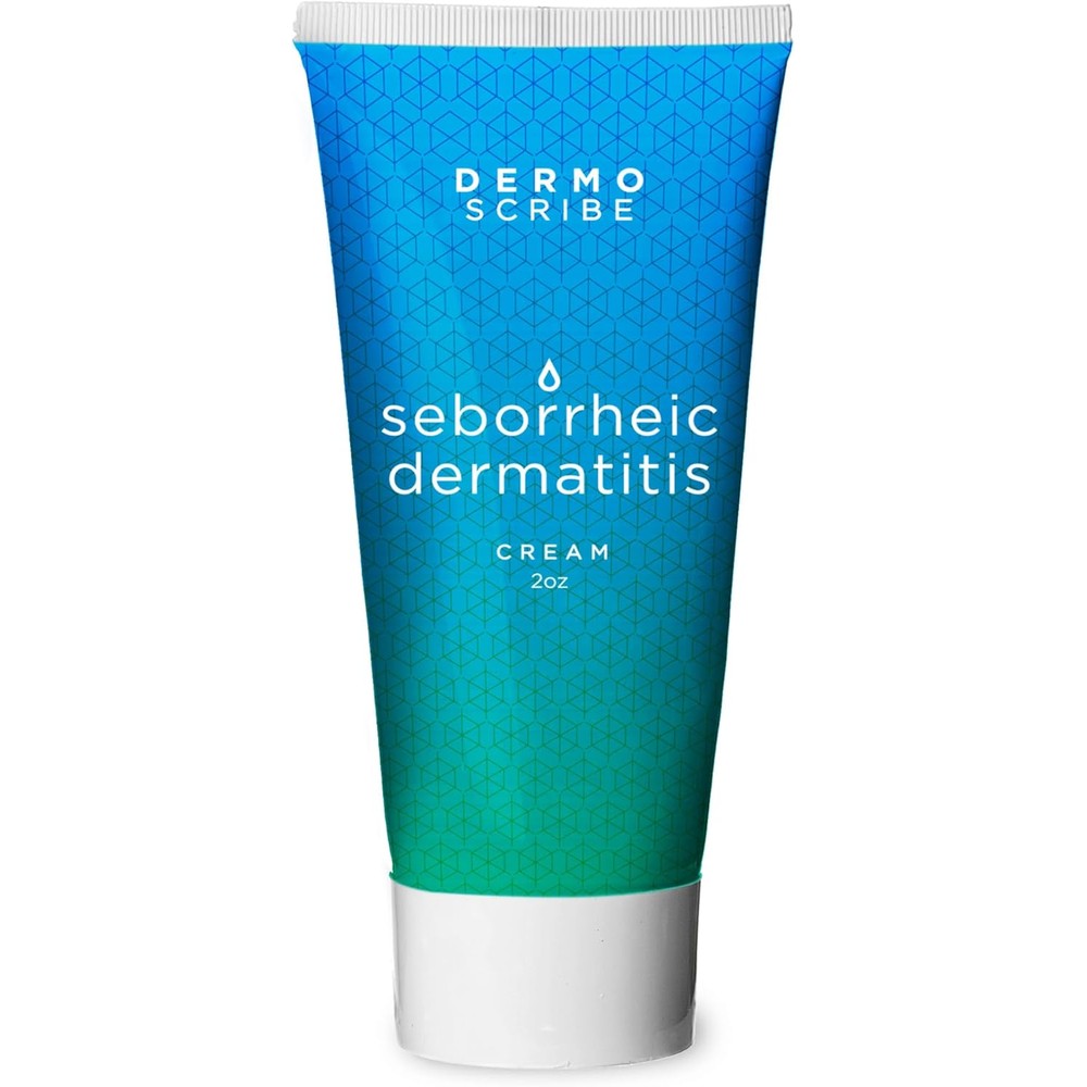 Dermoscribe Seborrheic Dermatitis Cream front view packaging for itchy skin relief.