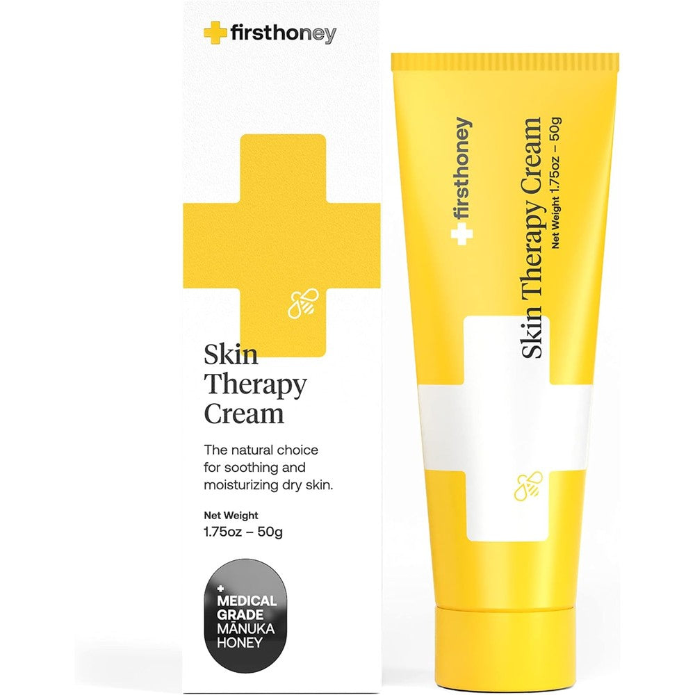First Honey Manuka Honey Cream front view tube for eczema relief
