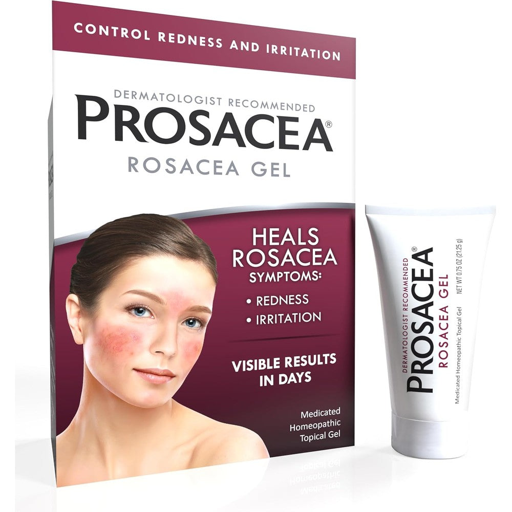 Prosacea Medicated Rosacea Treatment face gel tube front view packaging