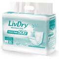 LivDry Incontinence Pad Inserts 30 Count front view package for adult bladder control.