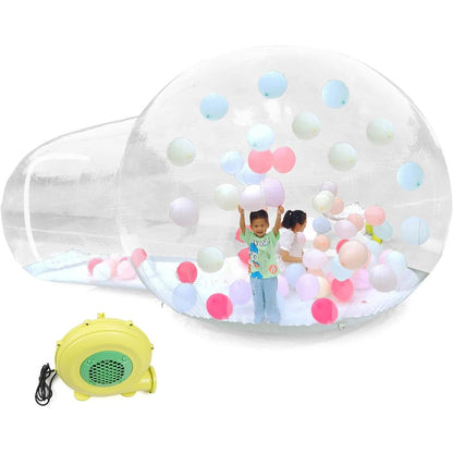 Eapmic 16Ft transparent inflatable bubble tent front view