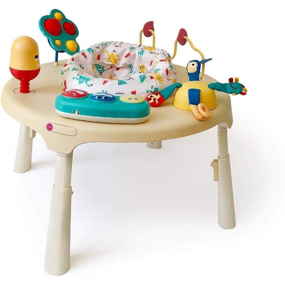 Oribel PortaPlay activity center front view showing monster toys