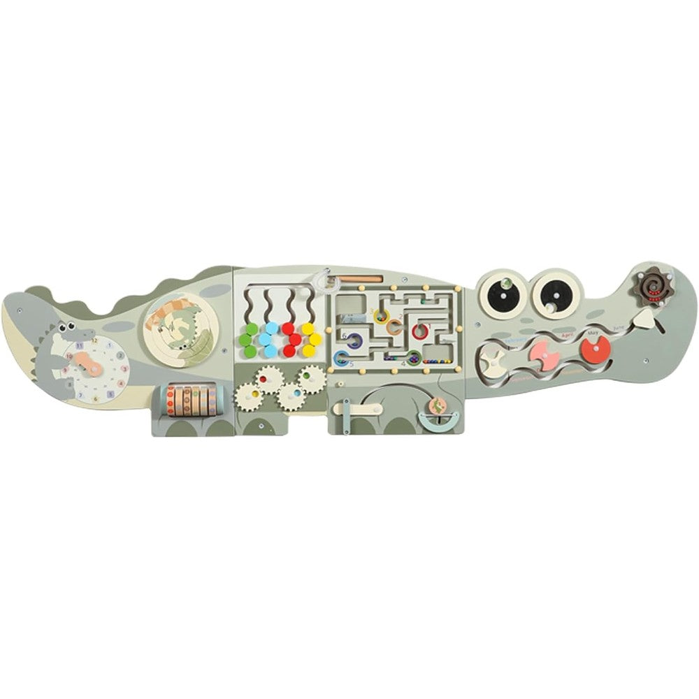 Menolana Shierdu sensory wall panel crocodile front view