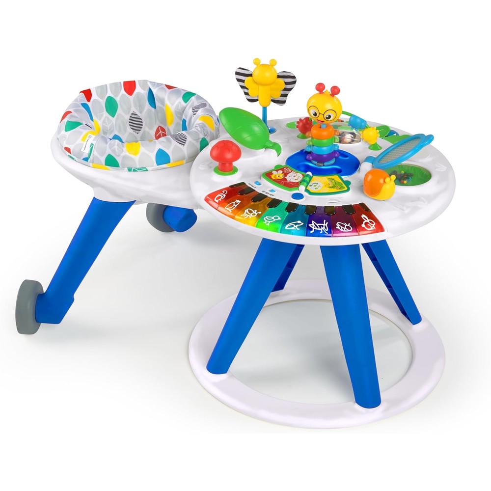 Baby Einstein Around We Grow 4-in-1 discovery center front view with rotating seat