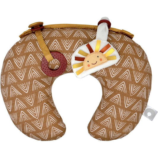 Boppy Tummy Time Prop Golden Sun with Arrows front view