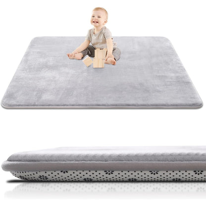 Separo Thick Baby Play Mat 50x50 grey front view