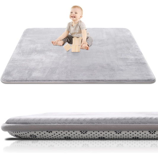 Separo Thick Baby Play Mat 50x50 grey front view