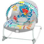 Baby Einstein Ocean Explorers Kick To It Opus Musical Infant To Toddler Rocker front view