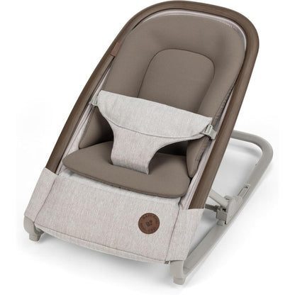Maxi-Cosi Kori 2-in-1 baby bouncer front view in truffle color
