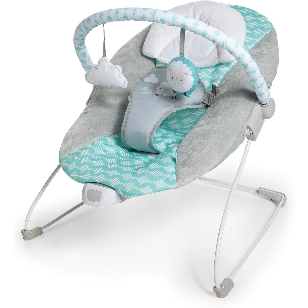 Ingenuity Ity Bouncity Bounce Vibrating Deluxe Baby Bouncer front view