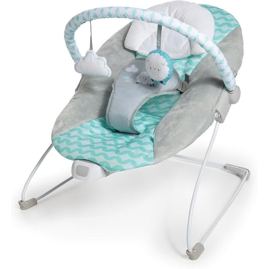 Ingenuity Ity Bouncity Bounce Vibrating Deluxe Baby Bouncer front view