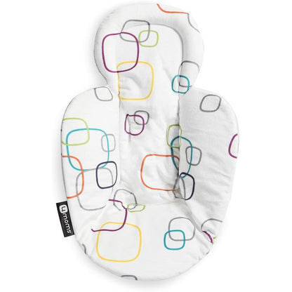 4moms RockaRoo and MamaRoo infant insert grey plush cushion front view