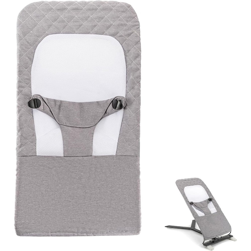 Piszvbej replacement bouncer cover front view in grey