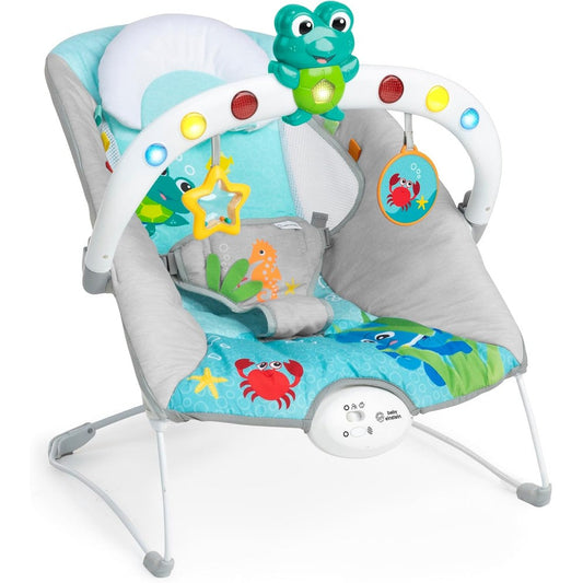Baby Einstein Ocean Explorers Kick To It Neptune Musical Bouncer Infant Seat For Ages 0 To 6 Months And Up To 20 Pounds - Image 1