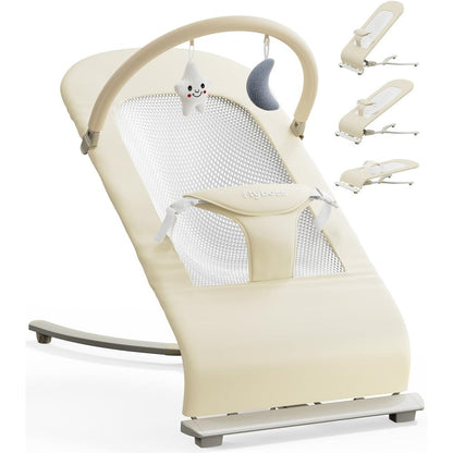 Flyboss 3-in-1 portable baby bouncer chair front view