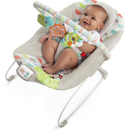 Bright Starts Happy Safari baby bouncer front view