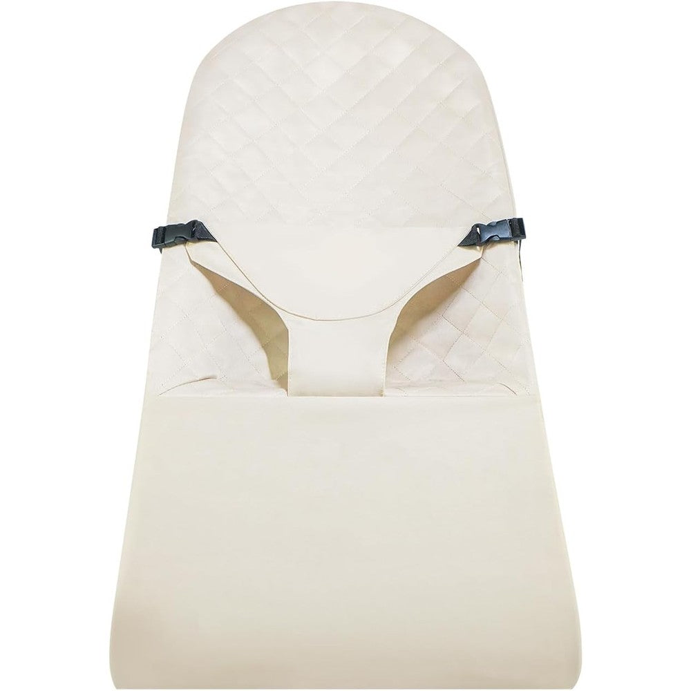 Pinseln fabric seat replacement cover for baby bouncer beige front view