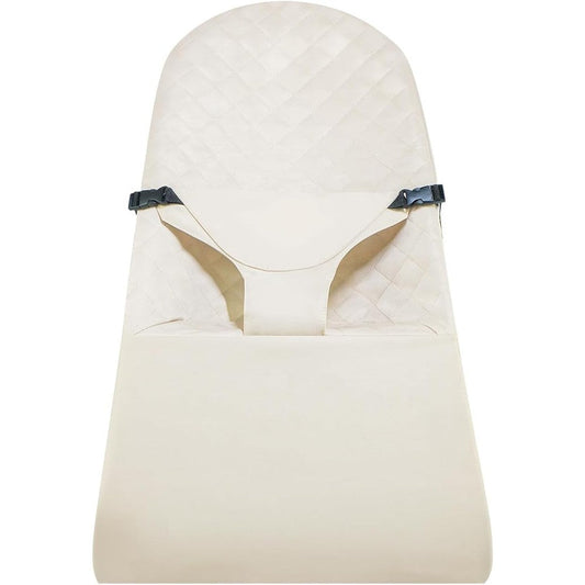Pinseln fabric seat replacement cover for baby bouncer beige front view