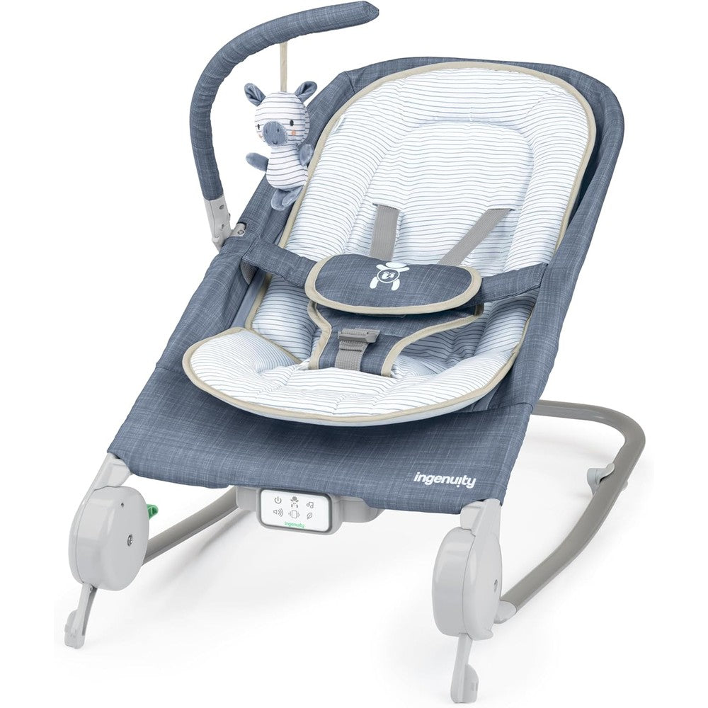 Ingenuity Happy Belly Rock-To-Bounce Massage Seat front view