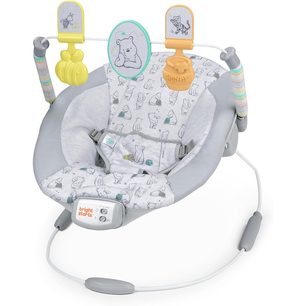 Bright Starts Disney Baby Winnie The Pooh vibrating bouncer front view