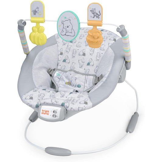 Bright Starts Disney Baby Winnie The Pooh vibrating bouncer front view