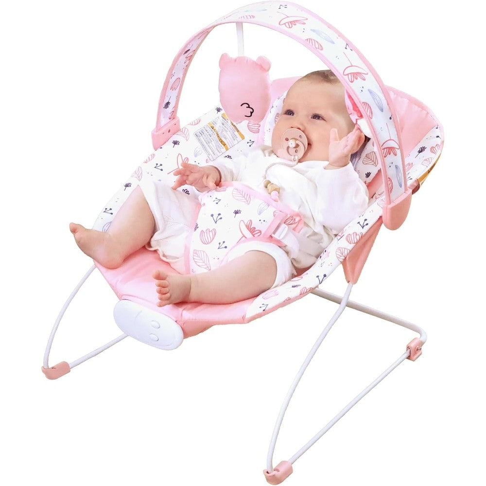 Furmubei portable baby bouncer seat front view for infants