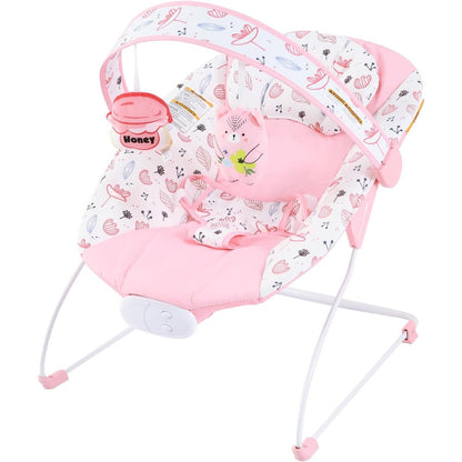 Otrolepota baby bouncer front view with pink design