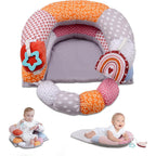Miimer 2-In-1 Tummy Time Baby Mat And Seated Support Pillow front view infant accessory