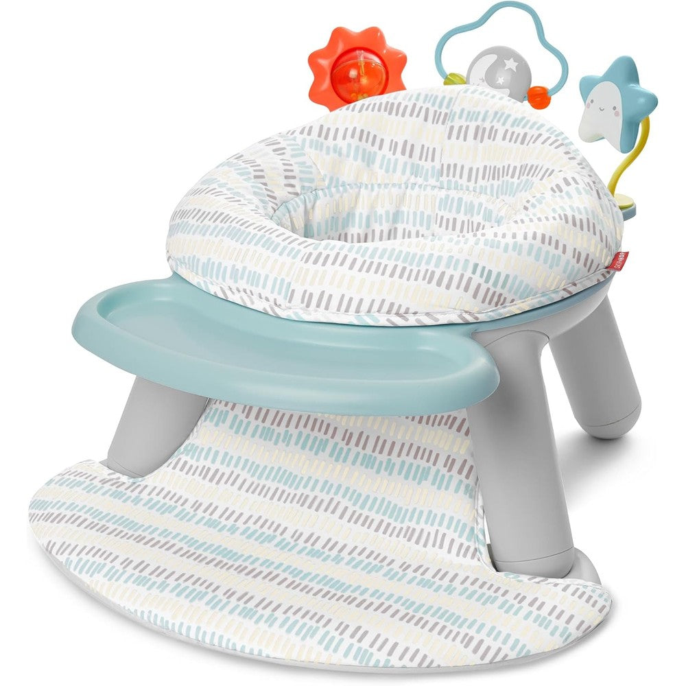 Skip Hop Silver Lining Cloud 2-in-1 Activity Floor Seat front view