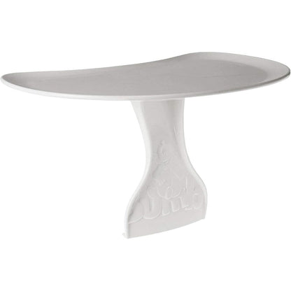Bumbo seat play tray ivory white front view