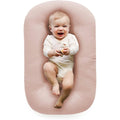 Vicorise baby lounger front view pink newborn