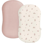 Wimist muslin baby lounger cover front view