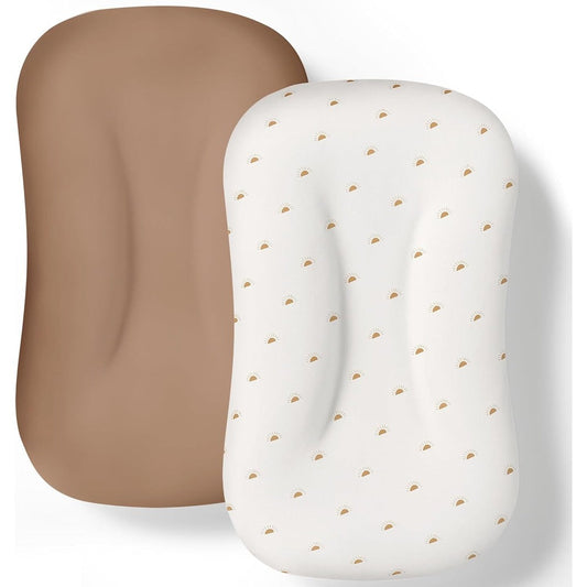 Cpzzkq baby lounger cover 2 pack brown front view