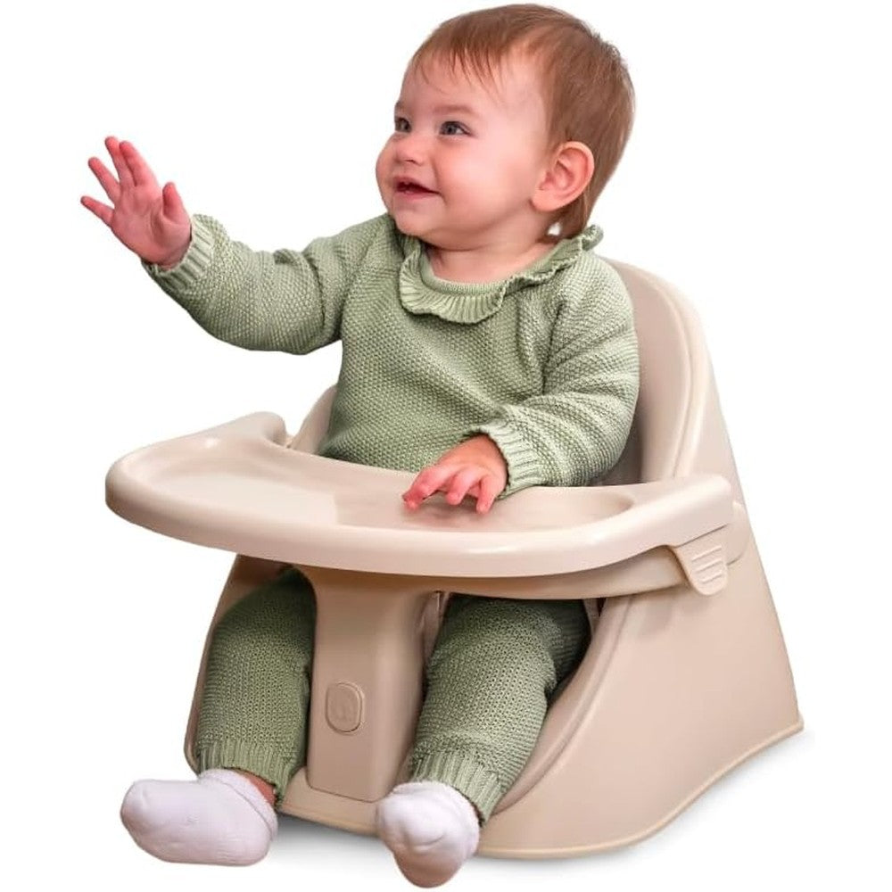 Boppy Proper Posture Floor And Booster Seat front view ergonomic infant chair