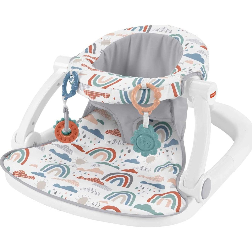 Fisher-Price portable baby sit-me-up floor seat front view