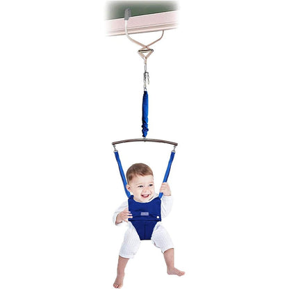 DiLiDiLi baby door jumper exerciser with blue harness