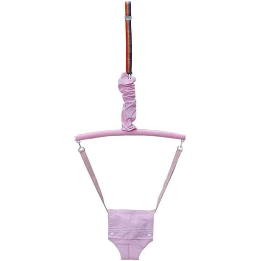 Shiker baby door jumper pink front view for infants
