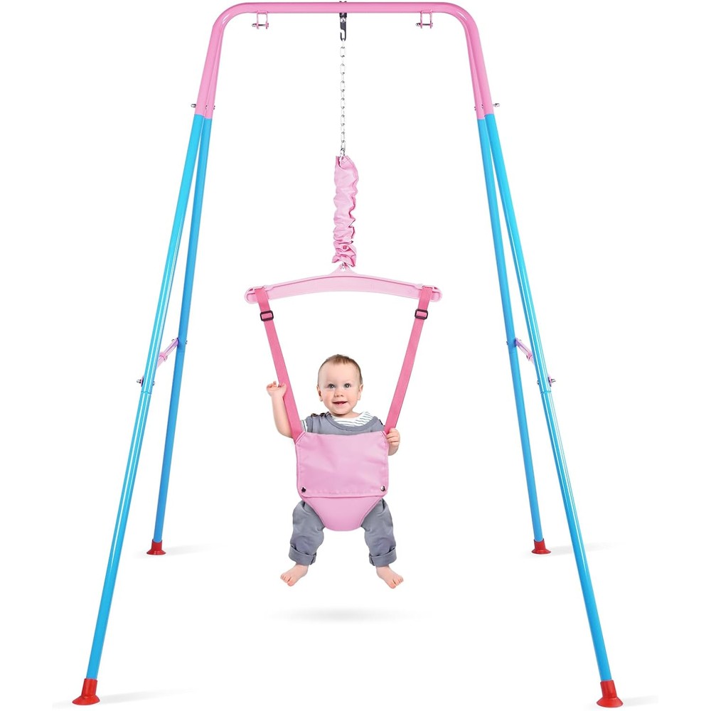 Kiriner baby jumper with foldable stand front view