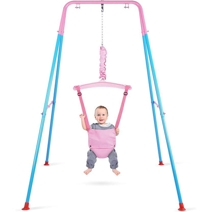 Kiriner baby jumper with foldable stand front view