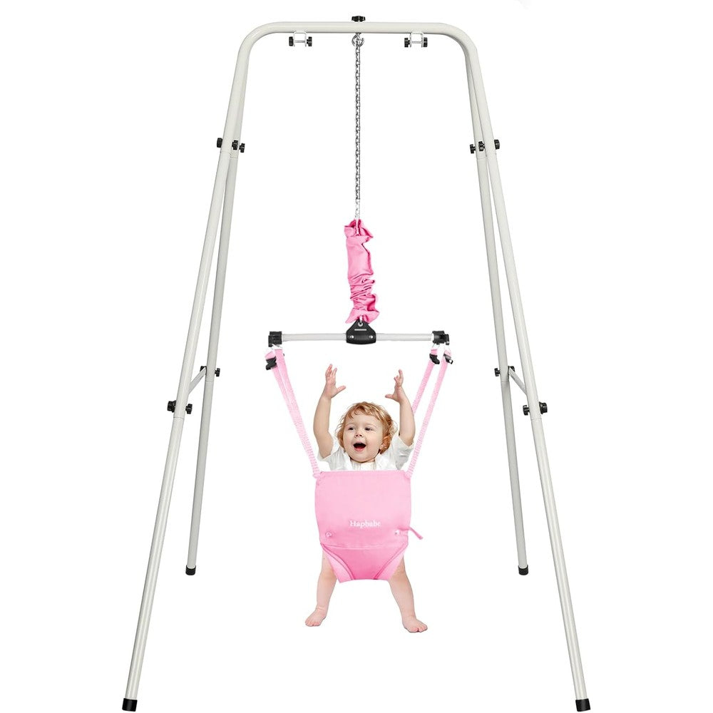 Cowiewie baby jumper with stand front view