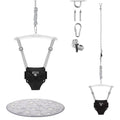 G Taleco Gear baby jumper front view showing black fabric seat and straps