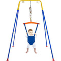 Gaorui baby jumper front view with hanging shelf and blue2 variant