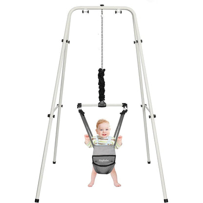 Hapbabe 2 in 1 baby jumper with stand front view