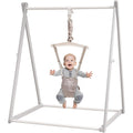 Funlio Montessori wooden baby jumper front view