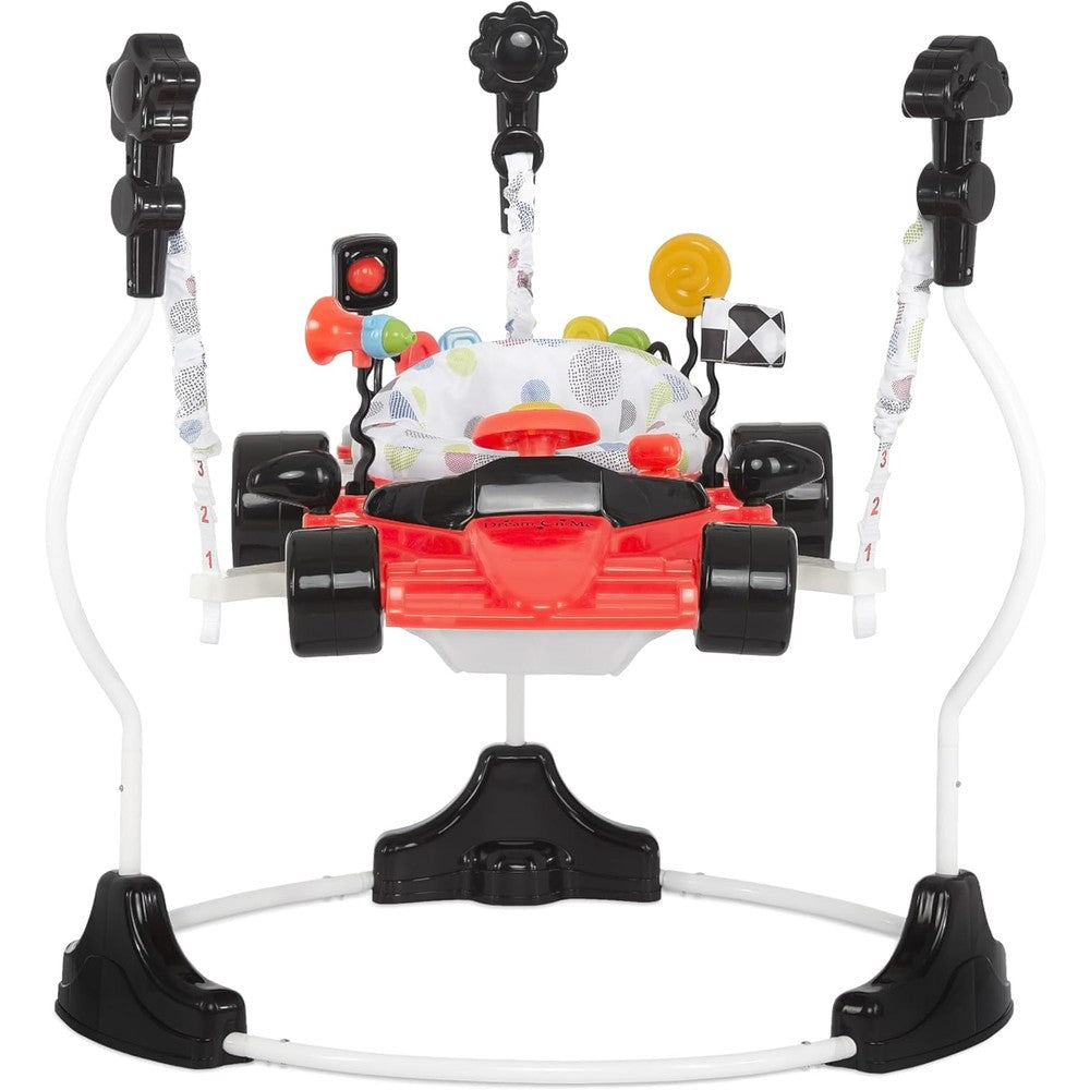 Dream On Me Champ Activity Center front view in red color