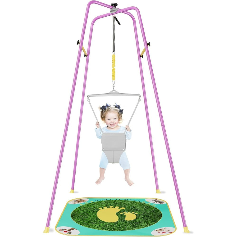 G Taleco Gear EL&IT Wings baby jumper front view with stand