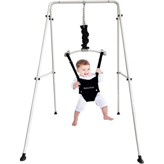 Hi Suyi baby door jumper and bouncer with stand front view